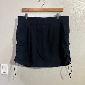 Columbia Black Skort Size XL Casual Athleisure Ruched